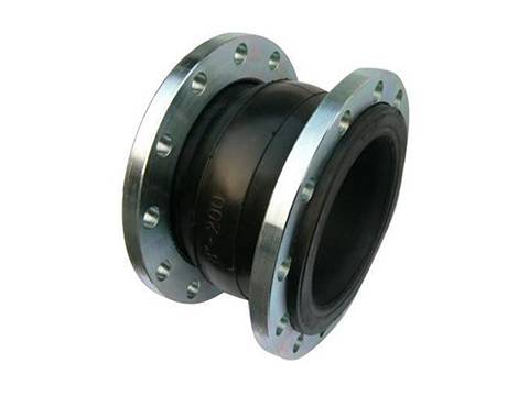 Single-Sphere rubber expansion joint with metal flange